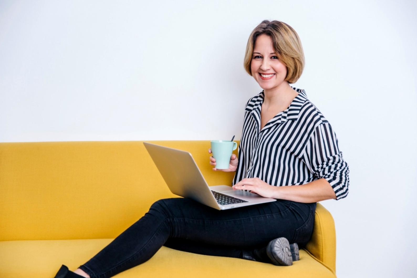 Espace de travail moderne pour l'apprentissage à distance